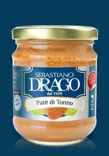 Pate' Di Tonno Drago Conserve Pronto Bruschette Condimenti 1 Conf Da 180 Gr