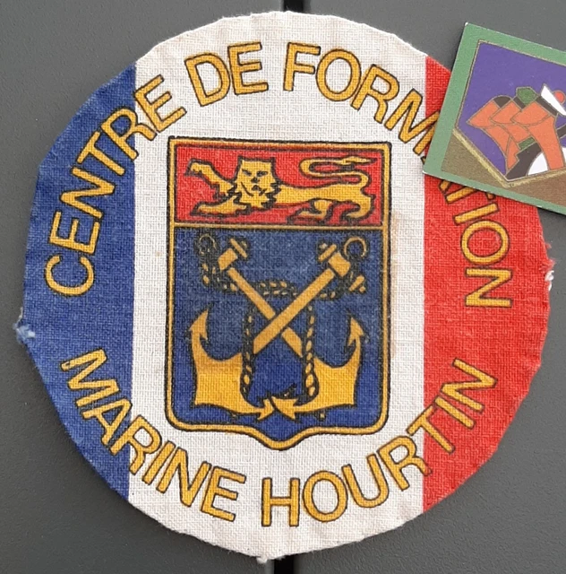 Patch Marine Nationale Original - Écusson Scratch 90mm - A Mon époque Porté à Bord