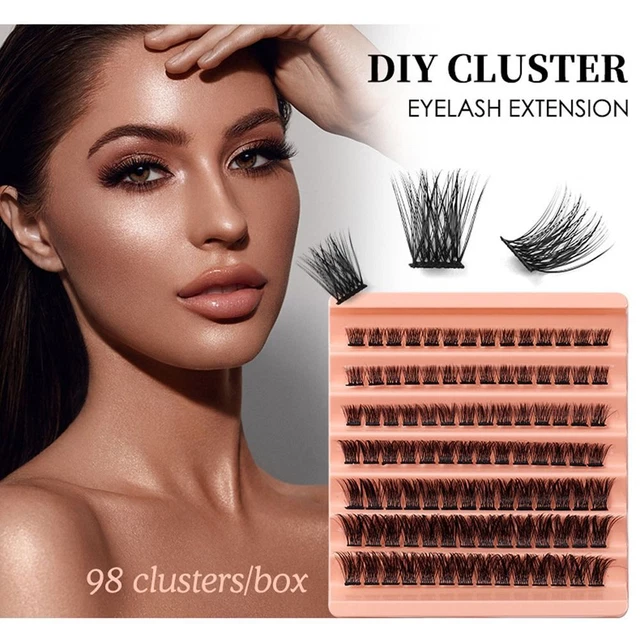 DIY Individual Cluster Eyelashes for 98 Cluster/Box Women