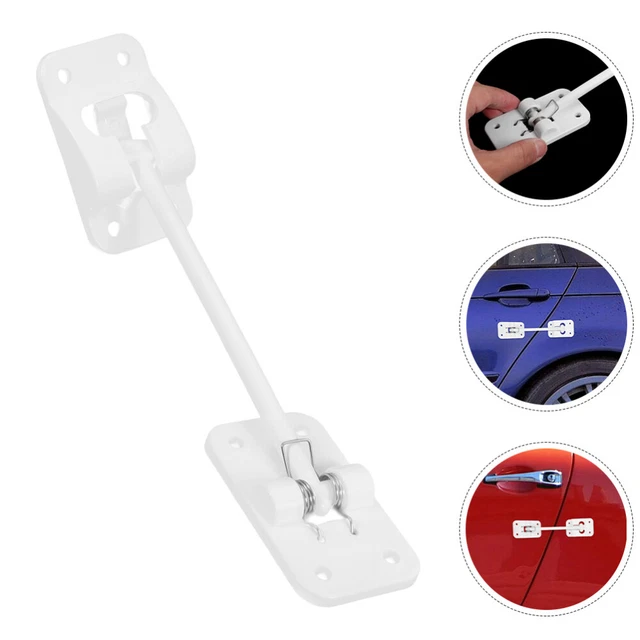 Kit Di 2 Supporti Per Morsetti E Piedi Di Appoggio Per Rimorchio Stema, In Acciaio Zincato, Con Viti E Dadi Inclusi - 2