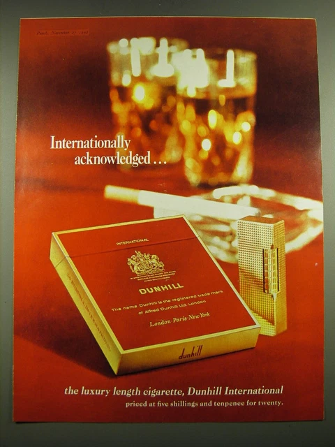 Herbal Cigarettes Dunhill International 1 Carton 20 Packs 200 Class A Cigarettes New Cigarettes Carton Australia