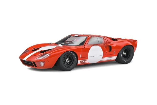 Solido 1/18 Ford Gt40 Mark 1968 Red Racing Mk.1