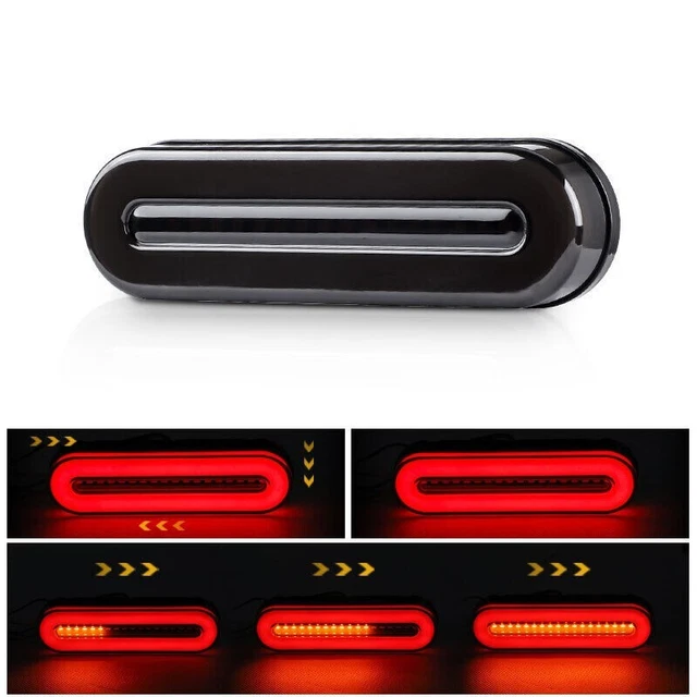 Camion Côté Léger 62LED Camion Deux Couleurs Léger Frein Feux Clignotant