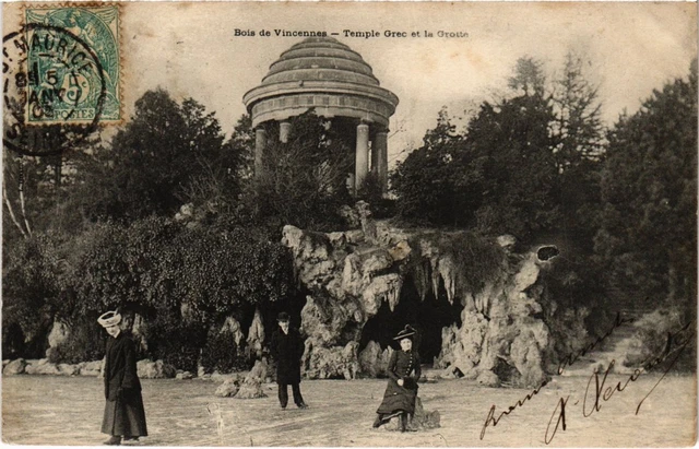 CPA Vincennes Greek Temple and Cave (1347324)