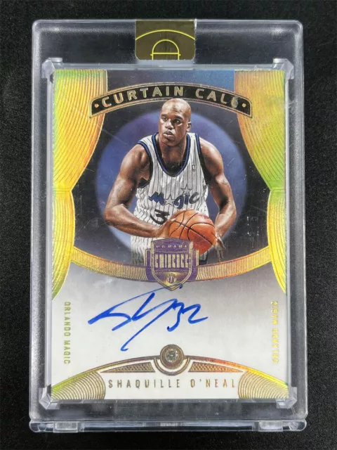 2021-22 Panini Eminence Shaquille O'Neal Curtain Call Diamond Auto 1/5 = 1/1