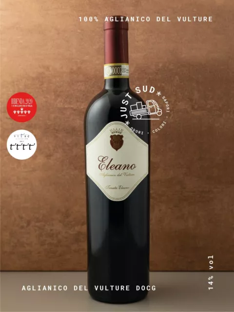 Vino Rosso Aglianico del Vulture Riserva DOCG bottiglia 75 cl Eleano Basilicata