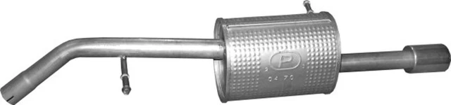 Polmo silenziatore post-silenziatore 04.70 per C3 DS3 CITROËN 2 HDi SA8HP4