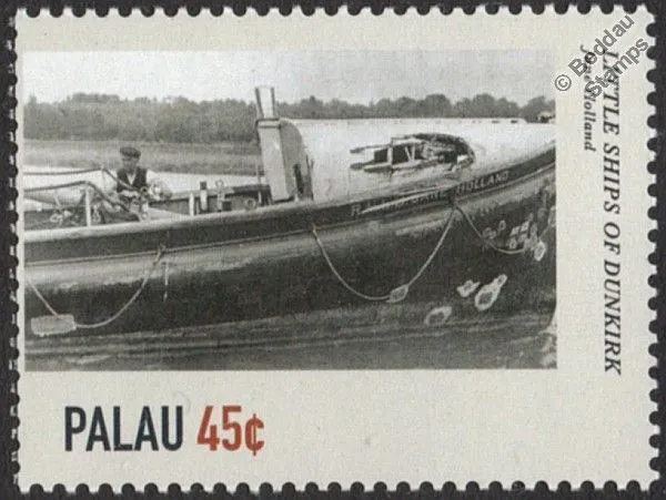 JANE HOLLAND RNLI Lifeboat (Eastbourne) WWII Little Ships of Dunkirk Stamp