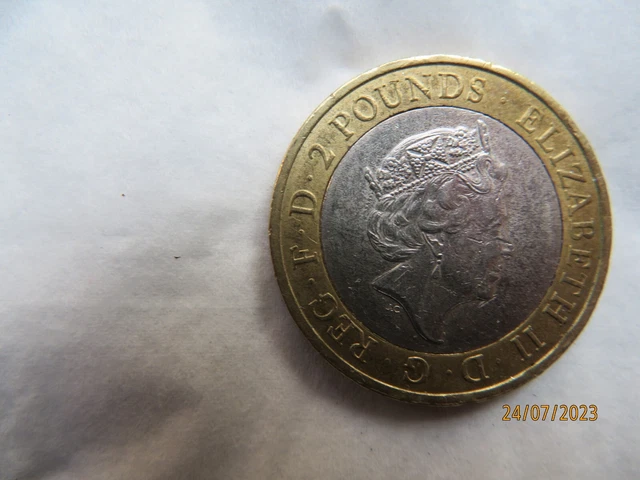 2016 First World War (Army) £2 coin, WW1 Two Pound coin, circulated
