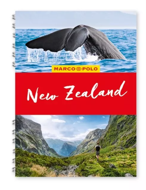 New Zealand Marco Polo Travel Guide - with pull out map - Free Tracked Delivery
