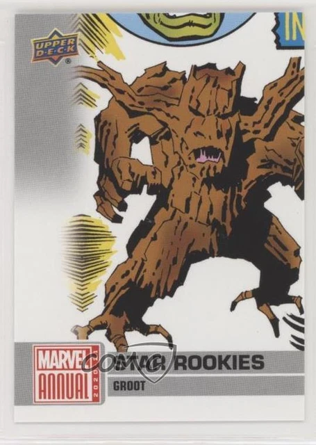 2020-21 Upper Deck Marvel Annual Star Rookies Classic Achievements Groot 07np