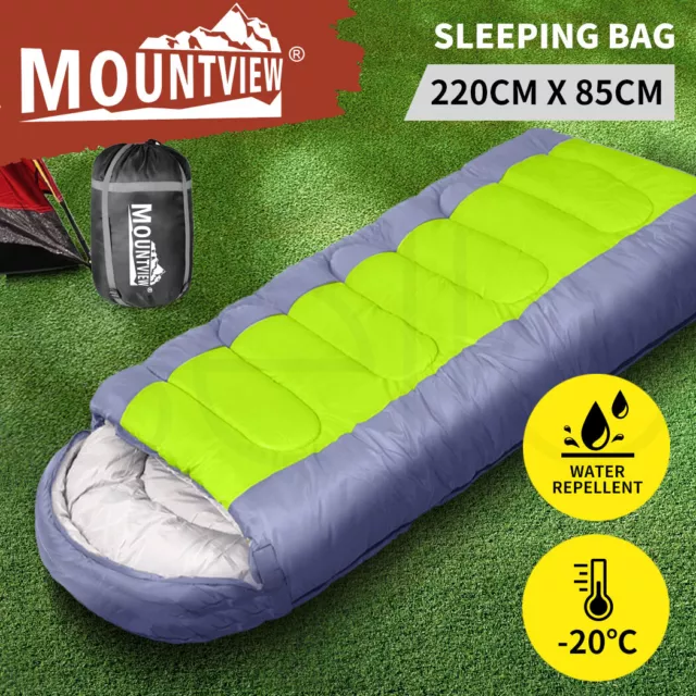 Mountview Sleeping Bag Outdoor Camping Single Bags Hiking Thermal Winter -20℃