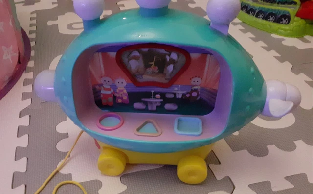 Cbeebies Pull CBEEBIES IN THE Night Garden Musical Activity Pinky Ponk Balloon Toy ...