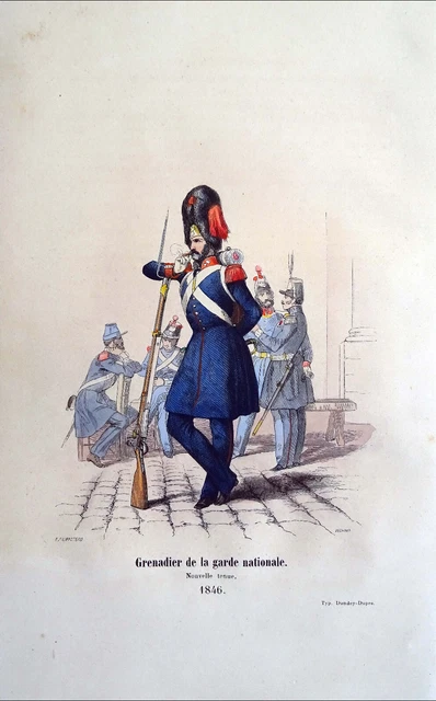 Figurine Jacques BITTARD - GENDARME DE LA GARDE 1807 / soldat soldier