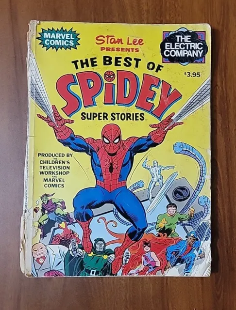 The Best of Spidey Super Stories Marvel Comic 1978 Paperback Rare - Low Grade