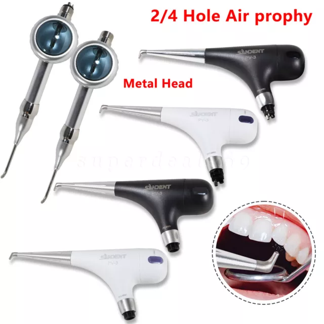 Air Flow Dental Polisher Abrasion Microetcher Sandblasting Gun 2&4H Prophy dx