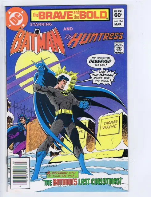 Brave and the Bold #184 DC 1982 Batman and Huntress, Batman's Last Christmas !