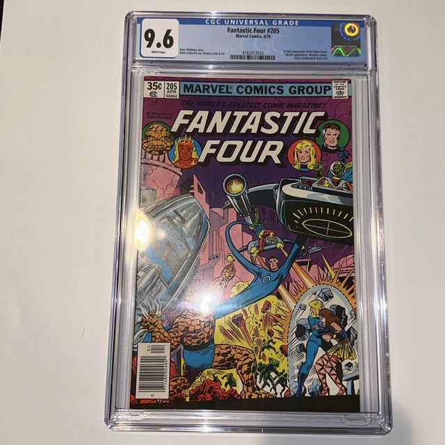 Fantastic Four #205 CGC 9.6 WP 1979 1st appearance of the Nova Corps!