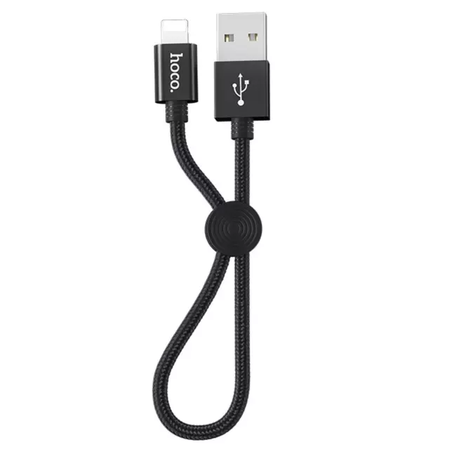 USB Schnell Lade Kabel KURZ für iPhone iPad iPod Ladekabel Datenkabel 2