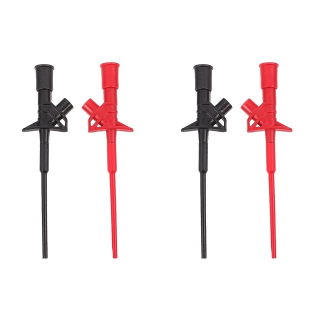 4 pcs Small Probe Grabber Insulation Piercing Test Clip Piercing Probe Clips
