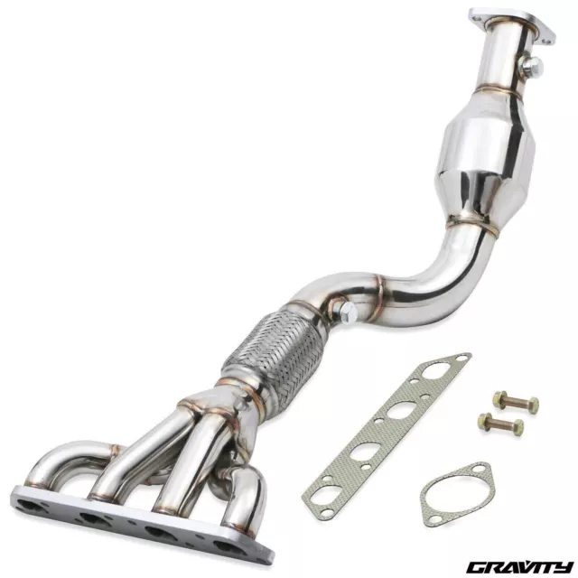 Stainless Exhaust Manifold Decat De Cat For Mini One 1.6 Cooper S R50 R52 R53