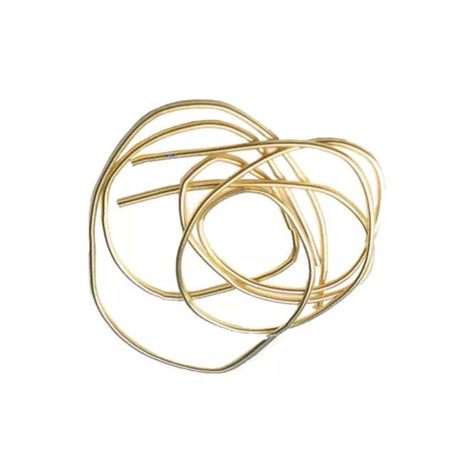 Cable de cuentas reforzado dorado francés grande pesado de 1,1 mm 14" de alambre francés, Gimp, lingotes