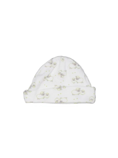 Gerber Boys White Beanie 3-6 Months