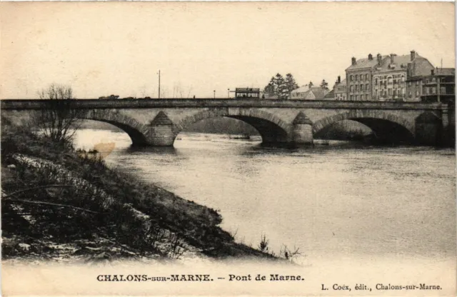 CPA CHALONS-sur-MARNE - Pont de Marne (742387)