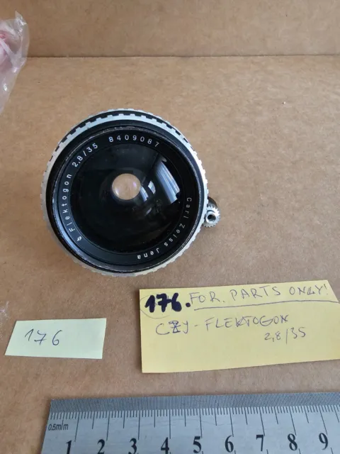 Carl Zeiss Jena Flektogon 35mm F2.8 Wide Angle Exakta Lens - 2,8/35 Zebra