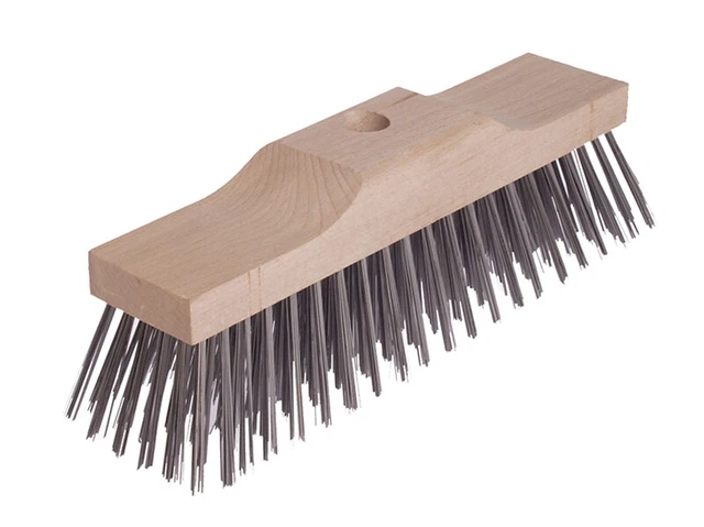 Lessmann Balai Tête Surélevé en Bois Stock 6 Rangée 300mm x 70mm LES146201