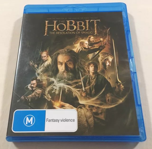 The Hobbit Desolation of Smaug (2013) - 2-Disc Blu-Ray Region B | VGC