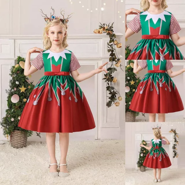 Abito tutù Babbo Natale bambini bambini bambine bambine abiti principessa festa