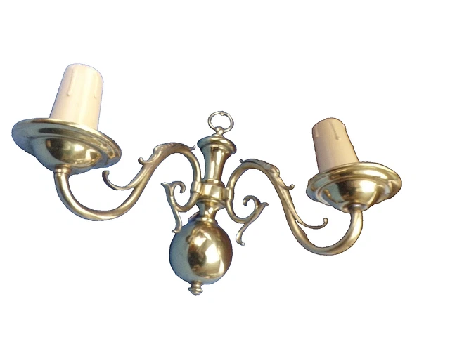 Appliques Murales Vintage, Roses, Appliques En Porcelaine Et Bronze%2c Applique