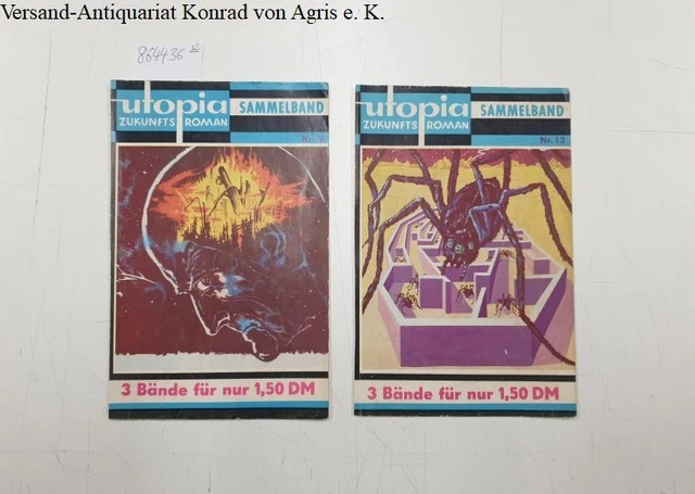 UTOPIA ZUKUNFTSROMAN SAMMELBAND, Nr. 13 und Nr.16, nur das Cover Utopia