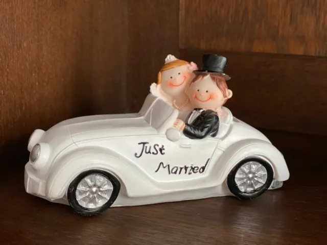 ♥ Spardose Hochzeit Auto Hochzeits-Auto Geldgeschenk Heiraten Just Married ♥