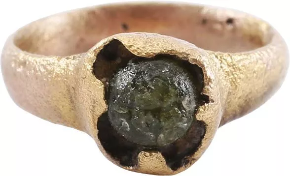Medieval European Ring C.1200-1500 Ad, Size 2