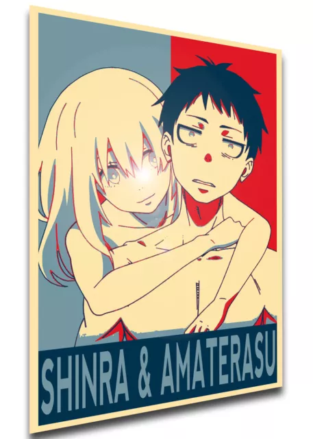 Poster Propaganda - Fire Force - Shinra & Amaterasu - LL3404