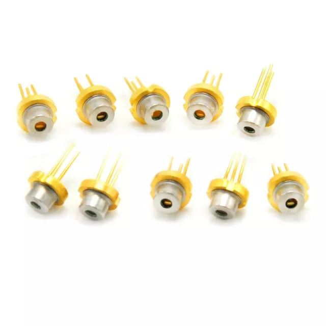 10pcs 650nm 660nm Red 100mW-250mW 5.6mm Laser Diode TO-18 ML101J25 LD