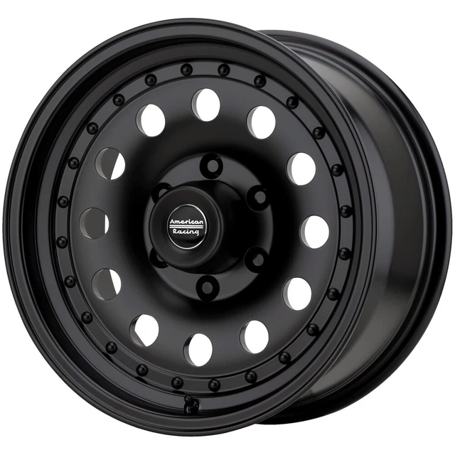 American Racing AR62 Outlaw II 16x8 5x4.5" +0mm Satin Black Wheel Rim 16" Inch