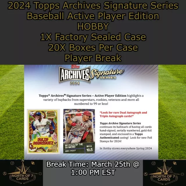 ALEK MANOAH 2024 Topps Archives Signature Active 1X Case Player BREAK