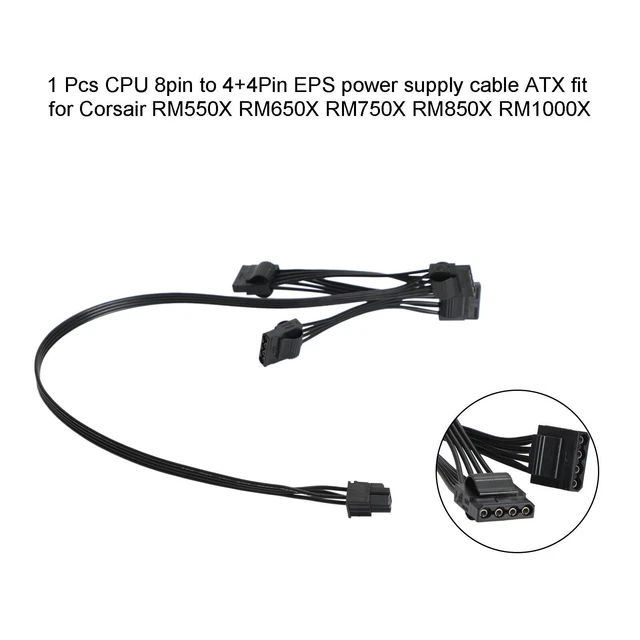 1 x 6 pin a 4x alimentatore moltiplicatore porta cavo per Corsair Modular serie RMX 2