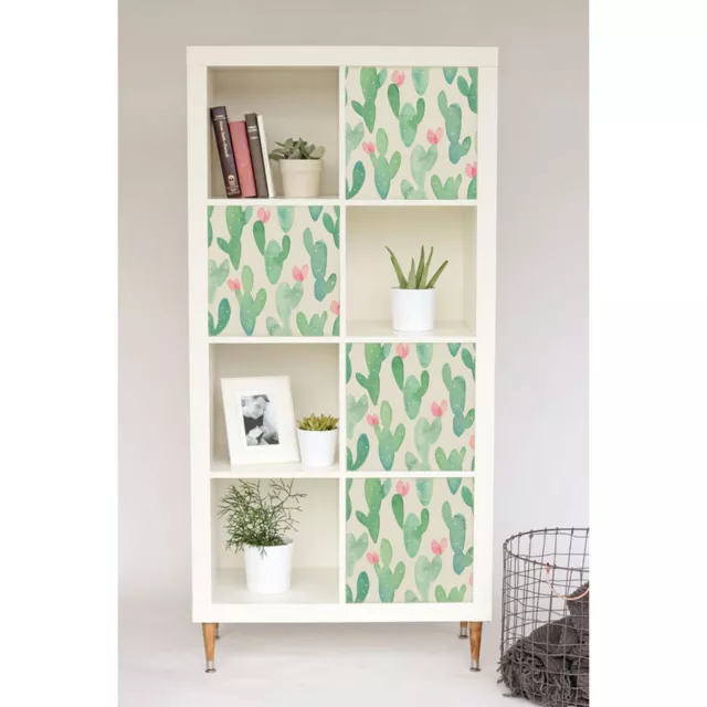 Decals IKEA Kallax / Expedit Cactus sticker Pastel Nursery Ikea Hack Furniture