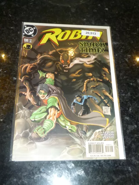 ROBIN - No 108 - Date 01/2003 - DC Comic's  - Direct Sales Edition