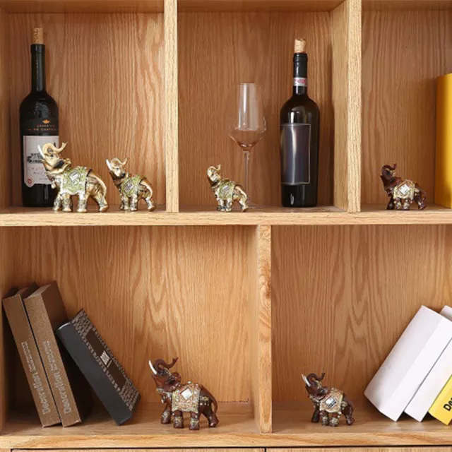 Resin Feng Shui Elephant Statue Handicrafts Home Decor for Living Room Bedroom
