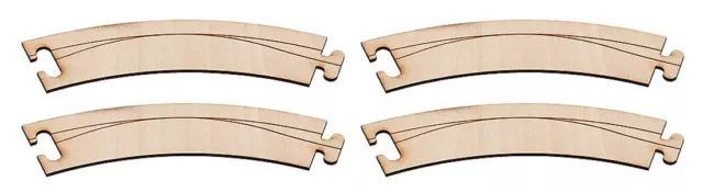 FALLER 161920 - Car System Laser-Street Curve, R = 268 x 1 31/32in (4 Pieces)