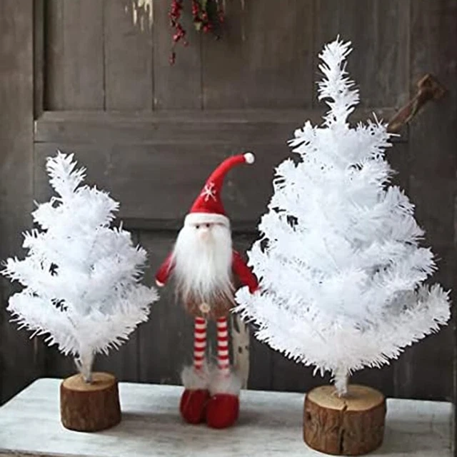 MINI XMAS TREE for Tabletop,White Christmas Trees Small Xmas Tree