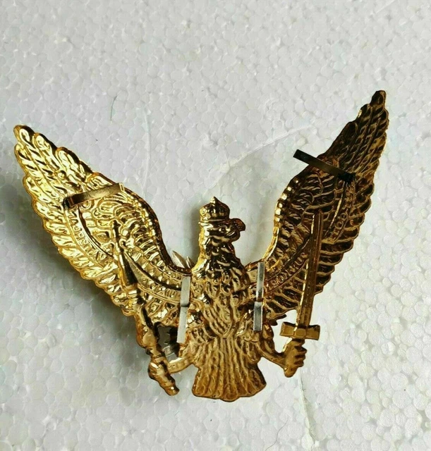 WW1 INSIGNE CASQUE allemand Pickelhaube Prussia laiton argenté pièce... EUR 34,57 - FR