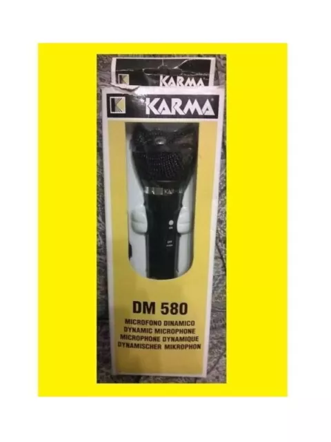 Microfono per voce dinamico Karma DM 580 con cavo Jack incluso