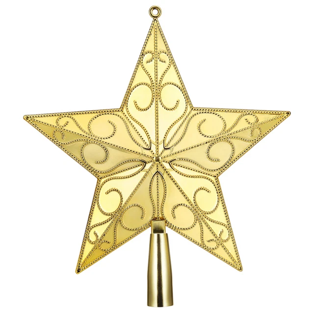 Christmas Star Tree Topper Christmas Tree Topper Star Outdoor Household