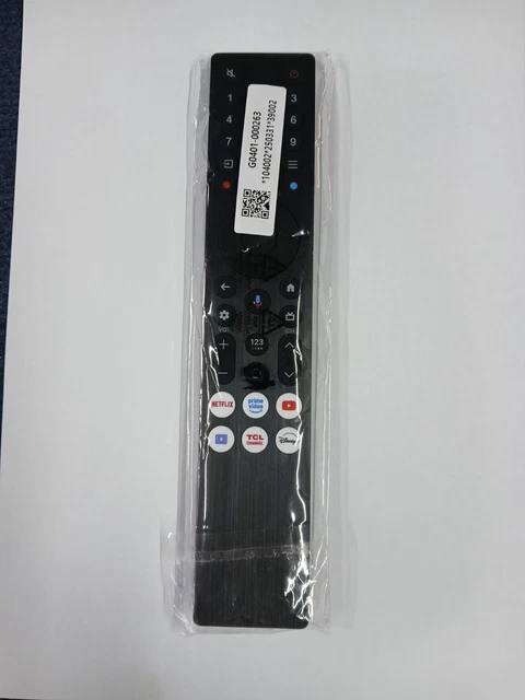 Tcl Remote Rc833a NEW GENUINE RC833A FMB1 For TCL QD Mini-LED C71K 4K 2025 Voice TV ...
